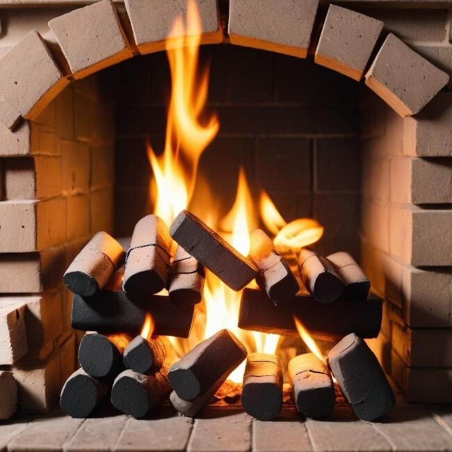 Brykiet w kominku – poradnik