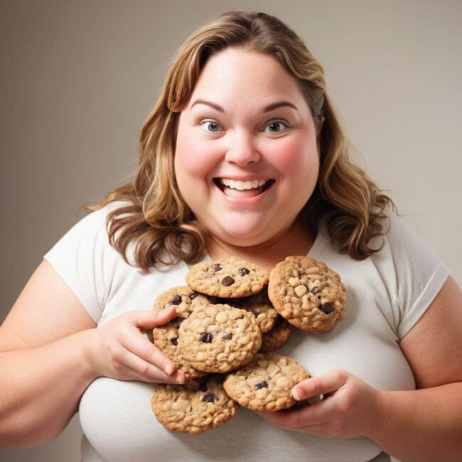 Dietetyczne przekąski ciasteczka owsiane